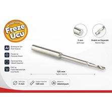 GFB2408 Alüminyum Freze Ucu Arkası Ince Uzun Freze Ucu