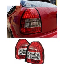 X Power Tuning Honda Civic 1996.2001 Hb Kırmızı Kristal Ledli Stop