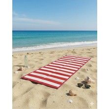 Woof Home Katlanabilir Plaj Hasırı Piknik Plaj Park Bahçe Teras 70X180 Dış Mekan Halı Kilim Paspas