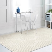 Woof Home Modern Koton Bukle Kilim Lateks Taban 60X100/80X120/80X200/80X300/80X150/120X180/160X240