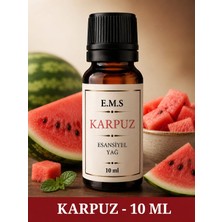 E.M.S Karpuz Esansiyel Yağ Buhurdanlık Yağı Difüzör Esansı Oda Kokusu Esansı Mum Esansı 10 ml