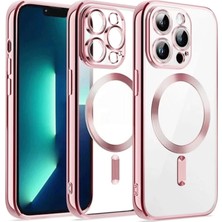 Renas Store Apple iPhone 15 Kılıf Kross Magneticsafe Kapak - Pembe