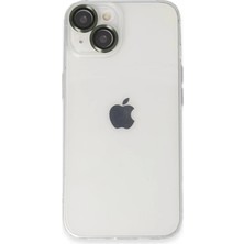 Renas Store Apple iPhone 14 Kılıf Luko Lens Silikon - Yeşil