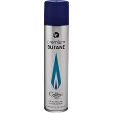 Colibri Premium Çakmak Gazı 300 ml Rüzgar Geçirmez Özellikte Taşınabilir Bütan Gaz