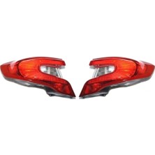 Mars Fiat Egea Sedan Arka Dış Stop Lambası Sağ ve Sol Duysuz Set Takım 2015-2020 (52102965 - 52102967) Uyumlu