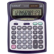 Csl CS-505 12 Hane Masa Tipi Işlem Kontrollü Su Geçirmez Hesap Makinesi (Kdo)