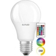 Elitled 9W Rgb Kumandalı LED Ampul (Kdo)