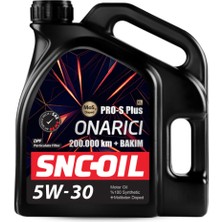 Snc Oil Snc-Oıl 200.000 Km + Bakım Pro-S Plus Xl Onarıcı 5W-30 Motor Yağı (4 Litre)