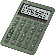Casio MS-200DQ-GN 12 Hane Puslu Yeşil Üstü Hesap Makinesi (Kdo)