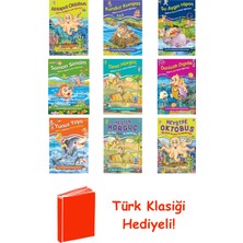 Timaş Çocuk Nur Kutlu 9 Kitap Seti + Türk Klasiği Hediye