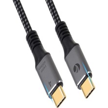 Vcom CU541M-1.2 Type-C Usb4 40GBPS Data 240W 1.2m Şarj Kablosu (Kdo)
