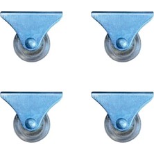 Renas Store Furç Sabit Teker - 38MM - Şeffaf HKS237 - 4 Adet