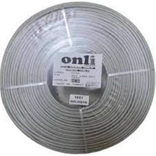 Onli ON-5001 2+1 1x0,50 Mini Coax 2X0,50MM 100 Metre Cca Kamera Kablosu (Kdo)