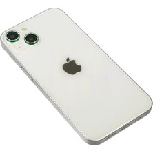 Renas Store Apple iPhone 14 Diamond Kamera Lens - Yeşil