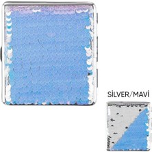 Angelo Payetli Mavi-Silver Sigara Tabakası