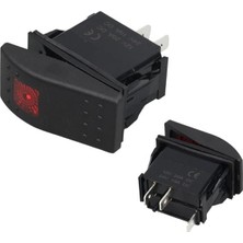 Aesco Swion Işıklı 3p On-Off 12-24V Marın Switch (IC-134M)