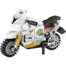 Aesco LZ-8624  motorsiklet 120 Parça Block Oyuncak Mini Poşet