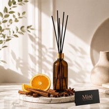 MumvemuM Premium Seri Noel Kokusu Çubuklu Oda Kokusu - Amber Şişe 100 ml