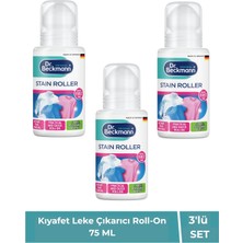 Dr. Beckmann Kıyafet Leke Çıkarıcı Roll On 75 ml 3'lü Set