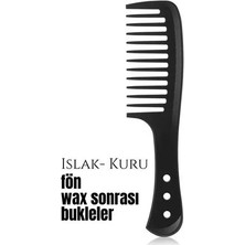 Aesco Bukleli Saç Fön Wax Sonrası Tarak Karbon Nano Absolute Professional 720622