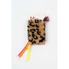 Aesco Peluş Kedi Oyuncağı Leopar Desenli