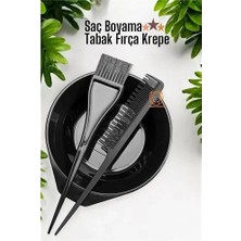 Aesco Saç Boyama Tabak Fırça Krepe Tarak Seti 715725