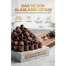 Aesco 50'li 13 mm Yüzük Zımpara Seti | Detay Işleme & Çapak Alma 723050
