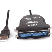 Vcom CU806-1.2 USB To Paralel 1.2mt Dönüştürücü Kablo (Kdo)
