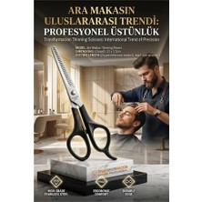 Aesco Profesyonel Çelik Berber Kuaför Ara Makası | Berber Kuaför Saç Inceltme Makası 716939