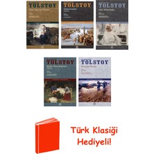 İletişim Yayınları Lev Nikolayeviç Tolstoy 5 Kitap Seti + Türk Klasiği Hediye