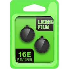 Uslucan Alışveriş Iphone 16E Raze Metal Kamera Lens - Siyah