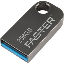 Aesco Faster 256 GB Mimi Serisi USB 3.0 Yüksek Hızlı Metal Flash Bellek