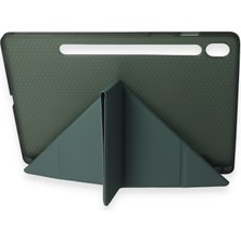 Bezos Galaxy T870 Tab S7 11 Kılıf Kalemlikli Mars Tablet Kılıfı - Koyu Yeşil