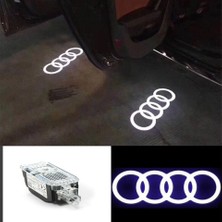 Gjob Audi Q5 2026 Kapı Altı Kapı Altı Işıklı Logo Tek Kapı Için Ghost Shadow
