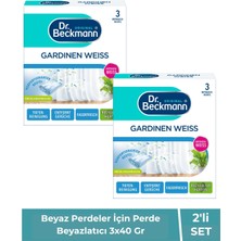 Dr. Beckmann Tül ve Perde Beyazlatıcı 3 x 40 g 2'li  Set