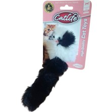 Aesco Peluş Kedi Oyuncağı Siyah Beyaz