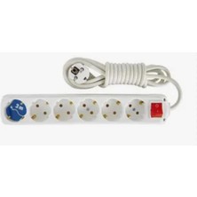 Almera 6lı 3mt Anahtarlı Topraklı Priz (Kdo)