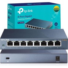 Aesco Tp-Lınk TL-SG108 8 Port Gıgabıt Metal Swıtch