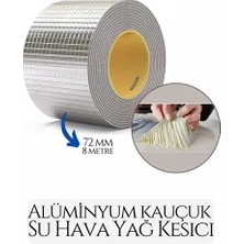 Aesco 72 mm Su Hava Yağ Kesici Izolasyon Bandı 8 Metre 718909