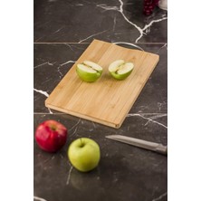 Aesco Bambu Kesme Tahtası Sunum Tahtası 20X30