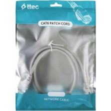 Ttec Plus Ttec Kbl-Ptch-3mtg Cat6 3mt Gri Utp Patch Kablo (Kdo)