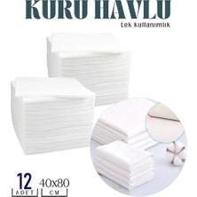 Aesco Tek Kullanımlık Kuru Havlu Çok Amaçlı 40X80 cm 12 Adet 718430