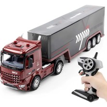 Aesco Long Vehicle Kumandalı Işıklı Dorseli Pilli Tır