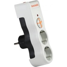 Tuncmatik Tunçmatik TSK19022 Powersurge2 Enerji Koruma Prizi 2li 1050 Joule Siyah (Kdo)
