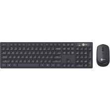 Aesco Lenovo Lecoo KM2001 Kablosuz Q Klavye - Mouse Set