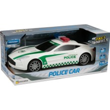 Aesco 1:16 Işıklı ve Sesli Polis Arabası