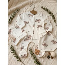 Cemre Bebe Bebek 5 Li Zıbın Set