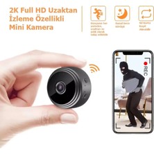 Renas Store Blue Inter Mini Kamera 1080P Hd Wifi (Gizli, Miknatisli)