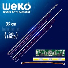 Renas Store 32’’ Inch 12C3B XR-CY-32C-36D 35 cm 36 Ledli Universal Tv E-Led Takımı