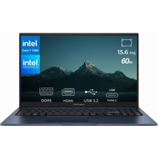 Asus Vivobook 15 Core 7 150U X1504VA-BQ5456-K02 40GB 512GB Intel Graphics Freedos 15.6" Full Hd Notebook